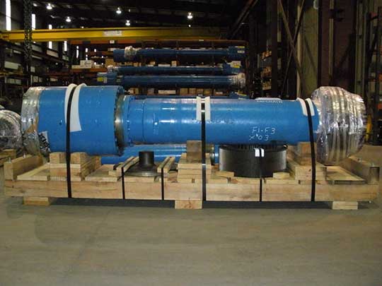 Geared spindle coupling ready for shipment