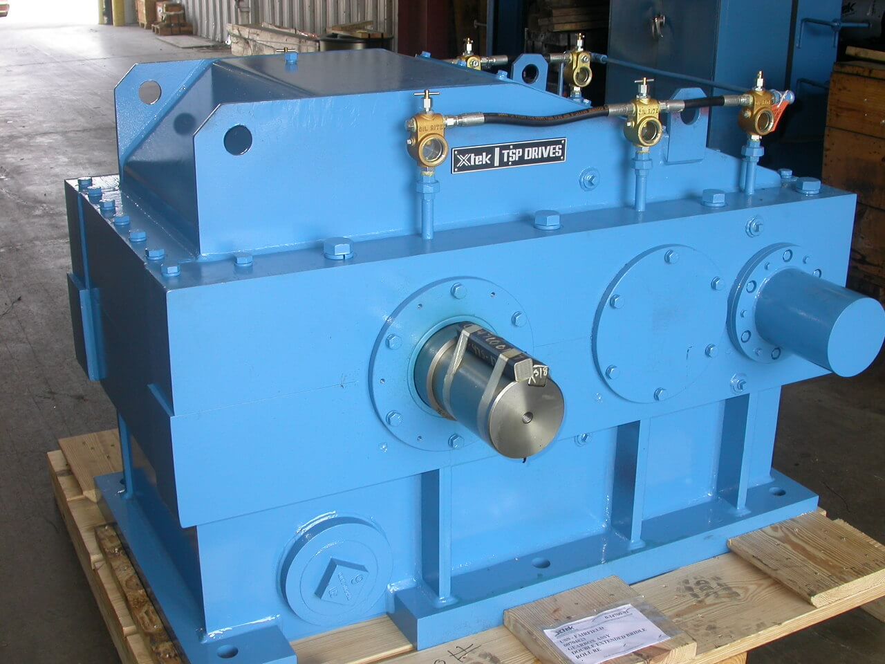 Bridle roll gearbox